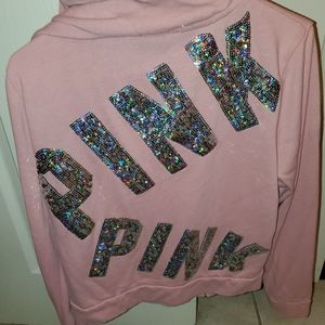 Pink hoodie